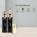 Eyebrow Trimmer Painless Shaver Electric 2in1 Face Lip Portable Shaving Machi Hn