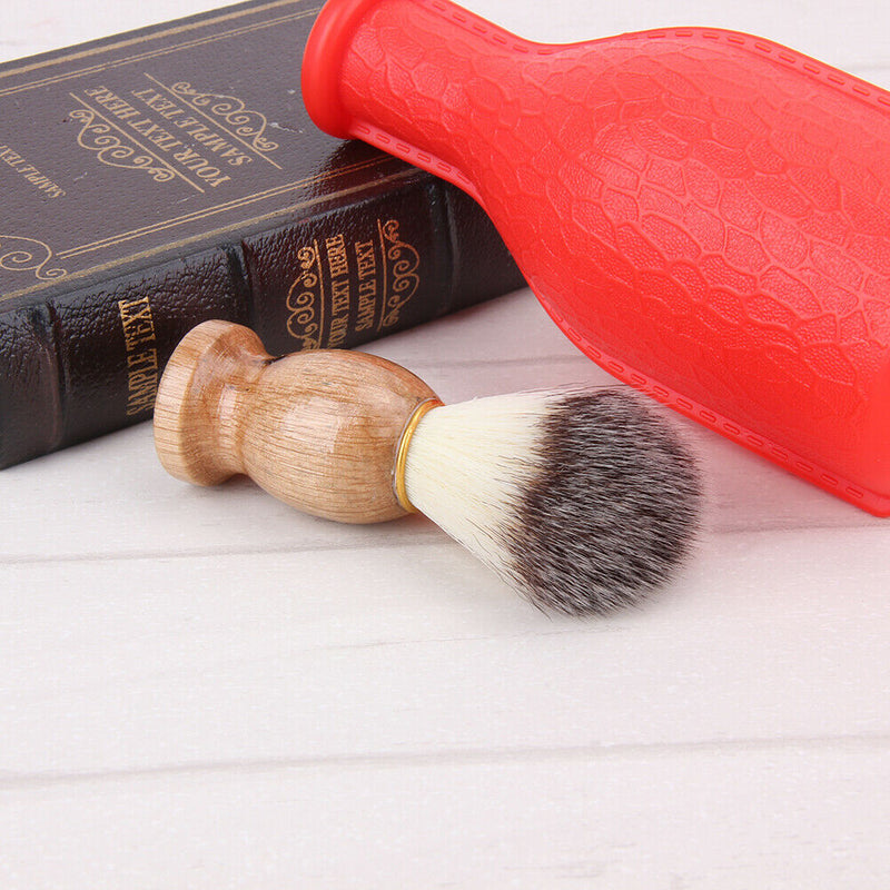 Men Shaving Bear Brush Best Badger Hair Shave Wood Handle Razor Barber Tool