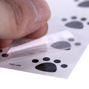 1XSexy Cat Footprints Temporary Tattoos Body Arm Leg Waterproof Tattoo`StickerME