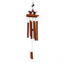60cm Windchimes Handmade Bamboo 6 Tubes Hanging Ornament Home Garden Decor