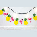 Pineapple Bunting Hawaiian Flamingo Party Luau Garland 25pcs Drinking Straws