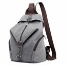 Canvas Backpack School Bag Casual College Travel Purse Shoulder Bag For Men