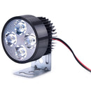 12V 4 LED Spot Light Head Light Lamp Motor Bike Car Motorcycle TruckLight ClipOZ