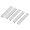5 Pcs Unslotted Bridge Saddles Nuts Guitar Replacement Parts 52x6x9.5mm