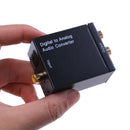 Optical coaxial toslink digital to analog audio converter adapter RCA L/R FT