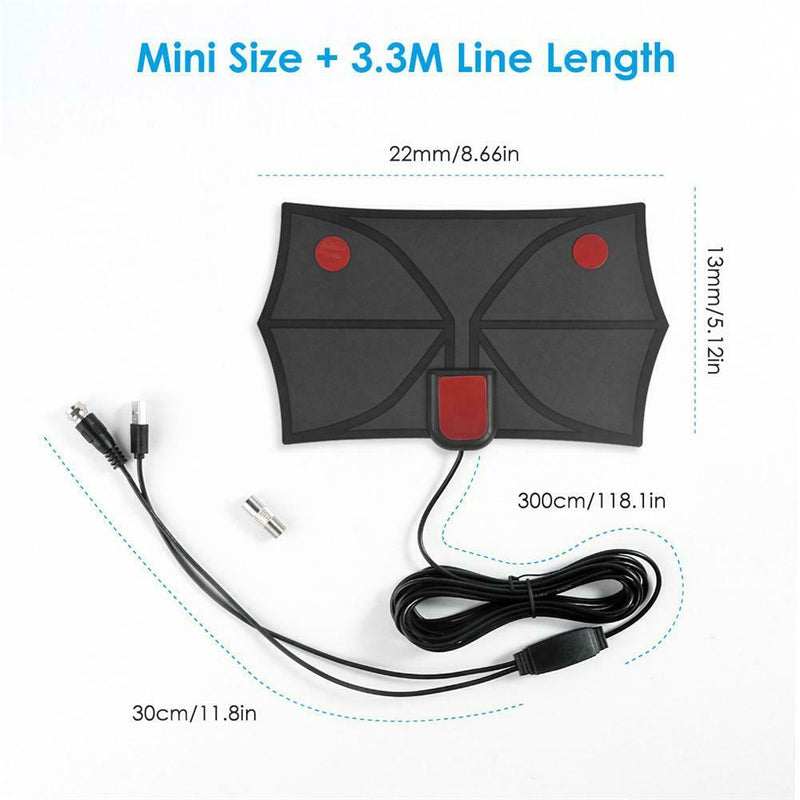 1180Mile Long Range Indoor Digital HDTV Antenna TV Aerial Amplified 1080P