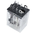 DC 12V Coil 10A 240VAC 28VDC DPDT Electromagnetic Relay JQX-13F2Z I1A5