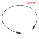 1.96Ft Toslink Male to Mini Plug 3.5mm Male Digital Optical SPDIF Audio Cabl_kz