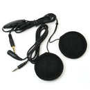 New 3.5mm Motorbike Helmet Speakers for MP3 Motorcycle Bike with Volume C VEP
