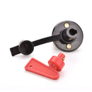 Head Battery Isolator Cut Off Power Kill Switch 12v+Key+Waterproof Cover RATP 3C