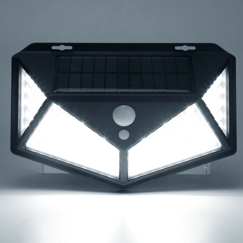 180 LED Solar Light Outdoor PIR Motion Sensor Lamp for Wall Street Garden