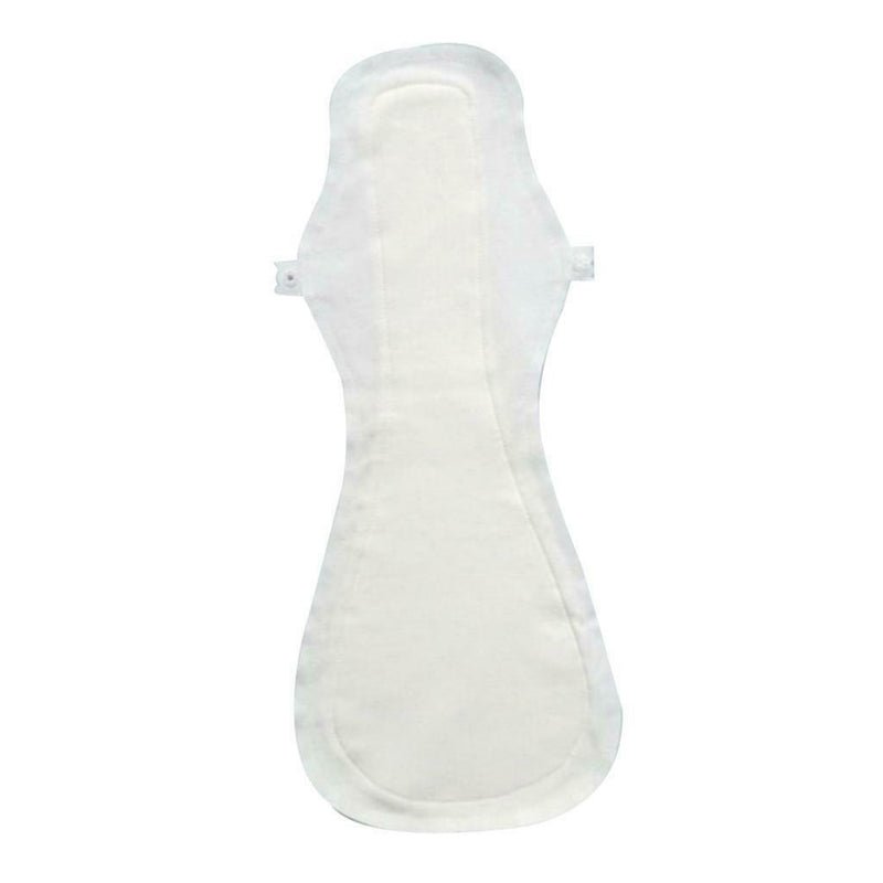 White Thin Reusable Menstrual Cloth Sanitary Pads Napkin for Women Girl 38cm