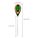4 In1 LCD Digital PH Tester Moisture Temperature Sunlight Soil Meter Plants B Bj