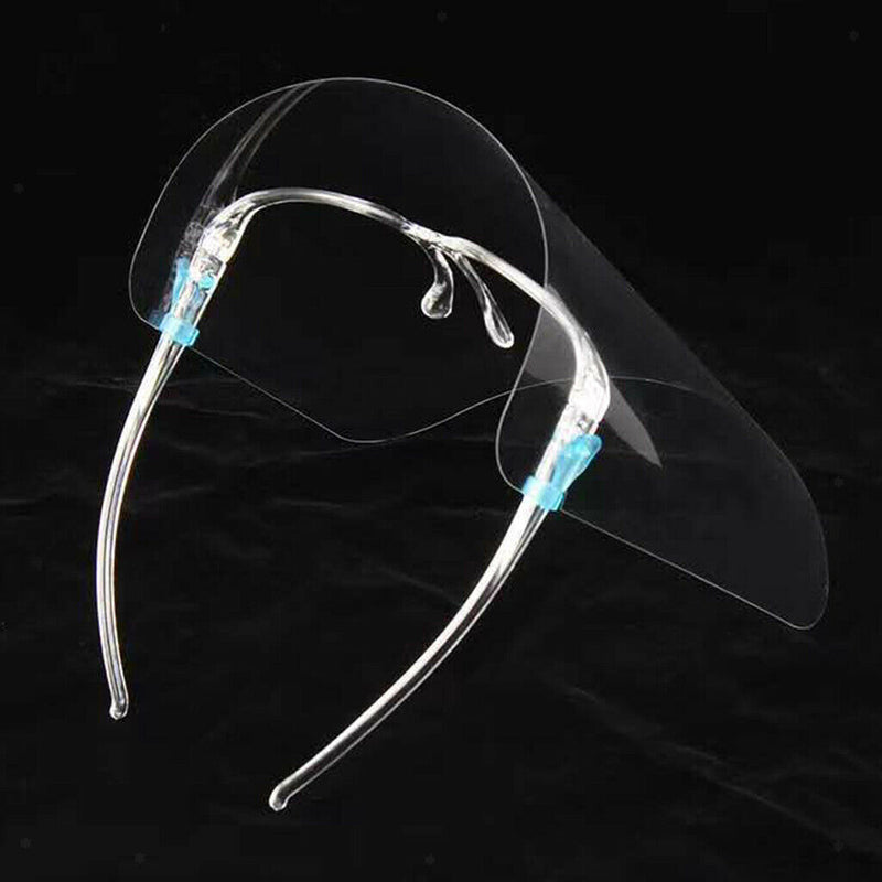 6 Pieces Full Face Shield Guard Reusable Clear Goggles Visor Hat Dustproof