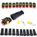 10 Kits 2 Pin Way Sealed Waterproof Electrical Wire Connector Plug Car Auto Z