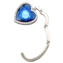Heart-Shape Foldable Purse Handbag Hanger Hook Holder B5X4