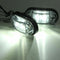Super White 12V LED Side Marker Clearance Light Lamp Car Truck Trailer Caravan