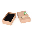 Retro Kraft Paper Jewelry Box Ring Necklace Earrings Jewelry Gift Box Elegant!j