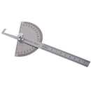 Stainless steel 180 degree protractor angle finder arm measuring ruler tool ME