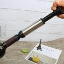 1set Wine Stopper With Vacuum Pump Bar Air lock Aerator Keep Wine Fresh&A3C