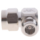 90 Degree N Plug Male To N Female Jack RF Connector Right Angle M/F AdapterB Hn