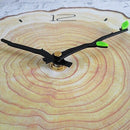 Wood Grain Wall Clock Living Room Bedroom Mute Clock Wooden Wall Charts Mod
