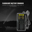 Skywolfeye US Plug 2A Li-ion 18650 Battery Charger Adapter w/ Power Display