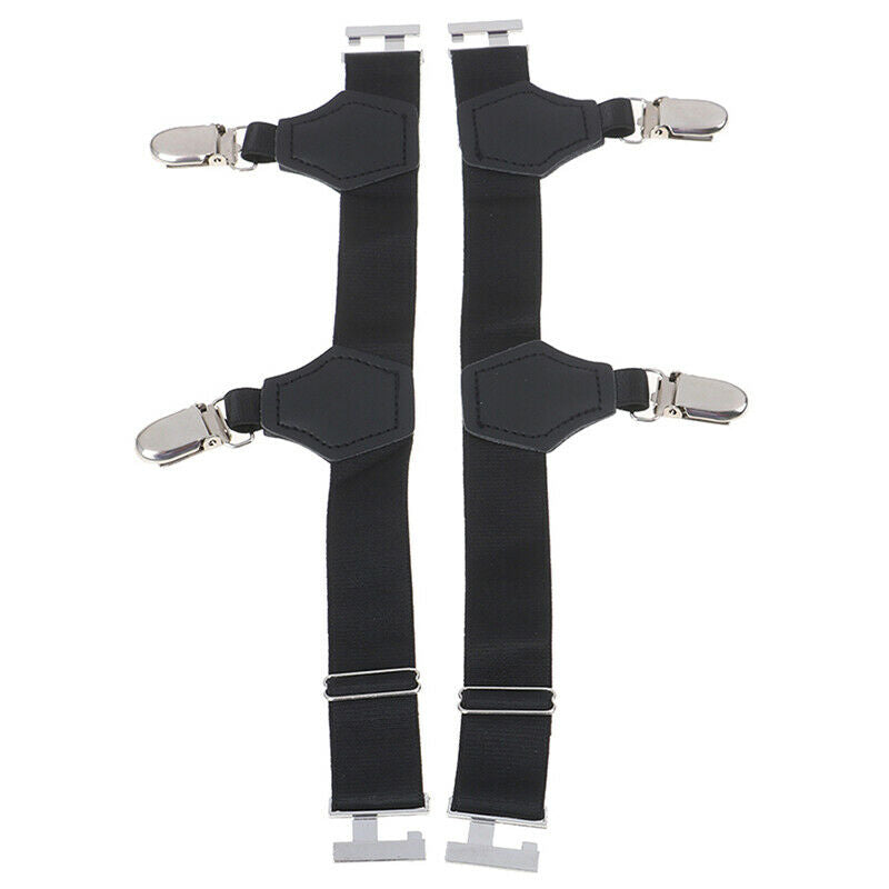 2pcs Sock Suspenders Garter Belt Adjustable Elastic Garter Leg Braces Cl Gw