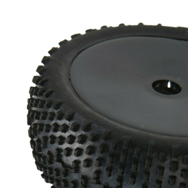 4 Pieces Wheel Rim & Rubber Tyre Tires 1:8 Fit for HSP Redcat FS Off-road RC Car