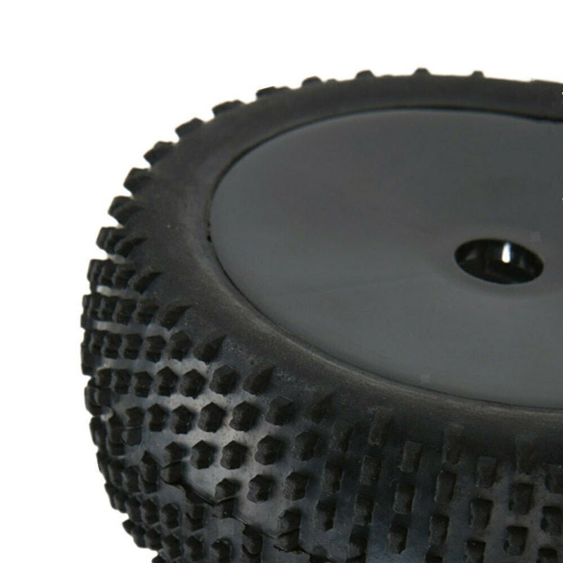 4 Pieces Wheel Rim & Rubber Tyre Tires 1:8 Fit for HSP Redcat FS Off-road RC Car