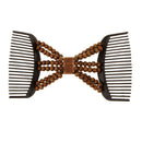 2x Stretchable Combs Women Girls Crystal Hair Decoration Double Clip Comb