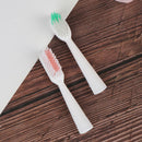 1 Set Electric Toothbrush With 2 Brush Heads Battery Operated Teeth Bru3C