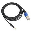 1.5 Meter 3.5mm Plug Male Audio Cable to XLR 3-pin Male Microphone Adapter