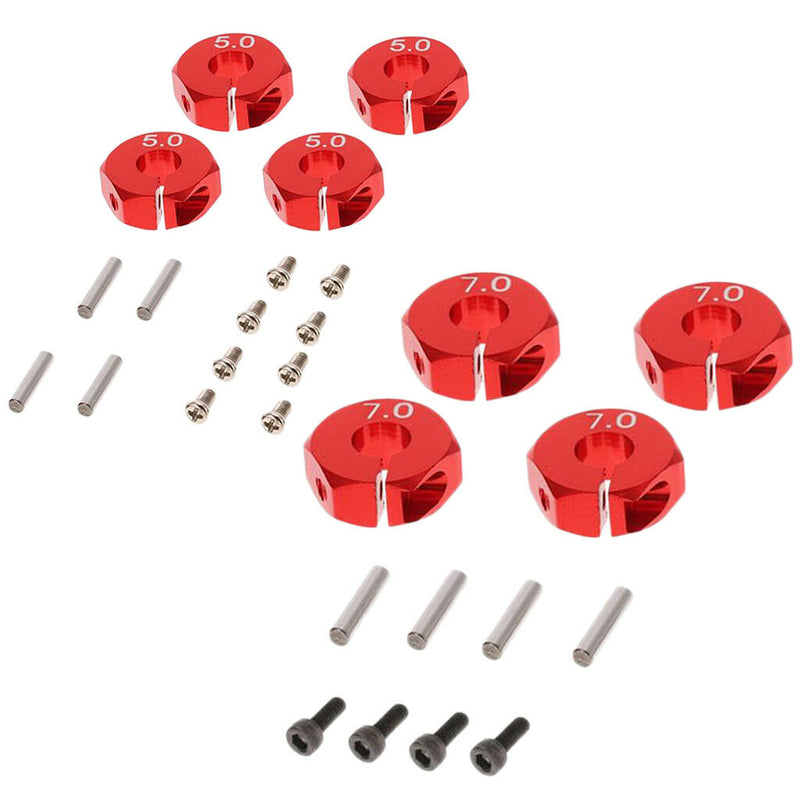 RC Car Parts 7mm 5mm Wheel Hex Drive Hub Adapter for 1/10 HPI Redcat