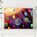 1000pcs DIY Colorful Universe Puzzle Educational Learning Assembling Jigsaw