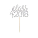 40pcs Set Class of 2018 Graduation Cap Cupcake Picks Topper Decoration