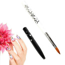 1x Nail Art Brush UV Gel Acrylic Painting Drawing Pen Polish Brush Pen Tools