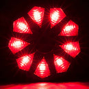 9 LED Bicycle Diamond Tail Light Waterproof Safety Bike Rear Warning Light Lamp