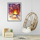 5D DIY Full Drill Diamond Painting Flame Light Cross Stitch Craft Kit Decor