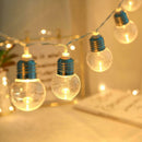10 LED Lamp Bulb Fairy String for Battery Wedding Valentine Christmas Decor