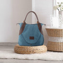 Women Large Totes Shopping Bag Handbag Shoulder Messenger Bags (Lake Blue) A