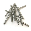 10 pcs Lag Screw Hand-Crimp Swage Stud for 1/8 inch Cable Railing Stainless