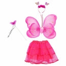 4Pcs Fairy Princess butterfly angel wings costume party dress birthday pres