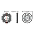 Round Internal Magent Speaker 8Ohm 1W Waterproof Speaker Parts 40mm 2W