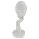 Abstract Statue Handcraft Decor Ornament Living Room Office-White S