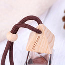 Car diamond shape perfume pendant hanging glass empty bottle 8ml auto ornamentLJ