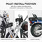 Universal PU Leather Bar Bags Motorcycle Side Bags Saddlebag Barrel Roll R3E4