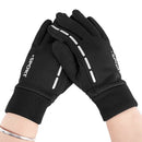 Reflective Cycling Gloves Men and Women Velvet Thin Sports Running Gloves f