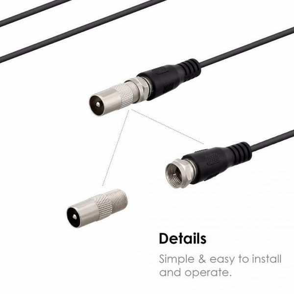 DVB-T2 Thin HD 1080P Digital Antenna Mini Flat Signal Amplifier TV Receiver T9K5