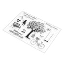 DIY Scrapbooking Transparent Silicone Seal Stamp Sheets Album Card Decor